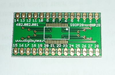 SSOP-28 to DIP-28 adapter